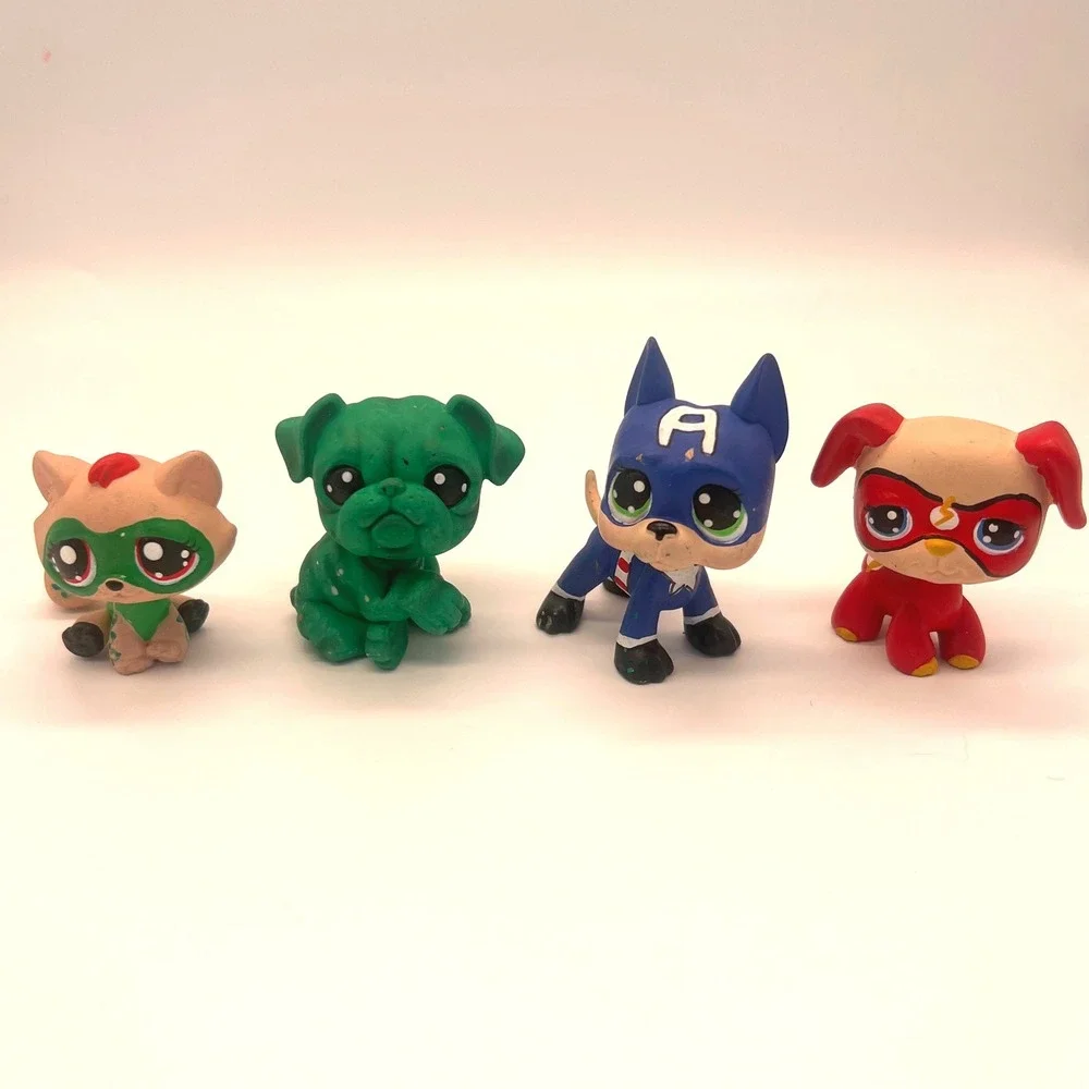 Littlest Pet Shop Lot 10 Customs Hand Painted LPS AS IS